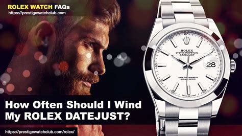 how to wind your rolex|how often to wind rolex.